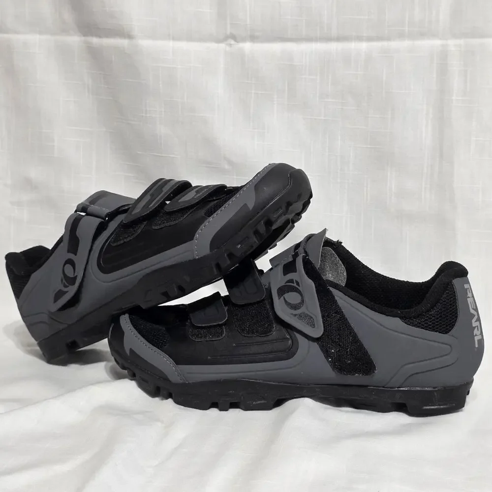 Pearl Izumi Cycling Shoes EU 40 Black Gray SPD 2-Bolt Mountain Bike
